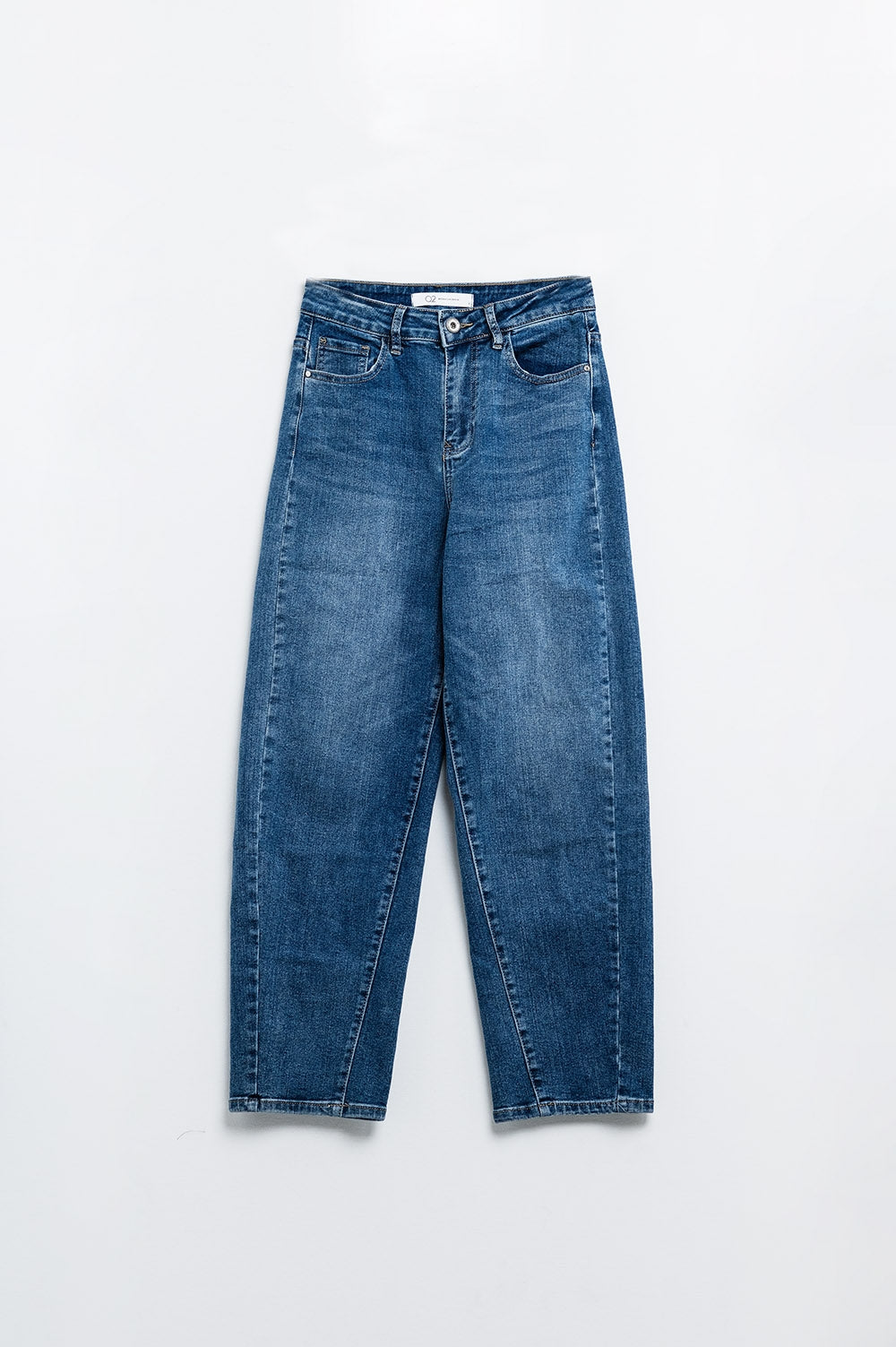 Jeans boyfriend oversize blu scuro