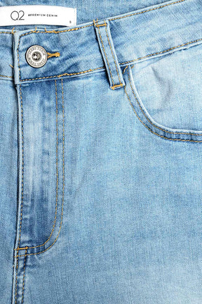 Jeans Bubble a gamba larga in lavaggio chiaro