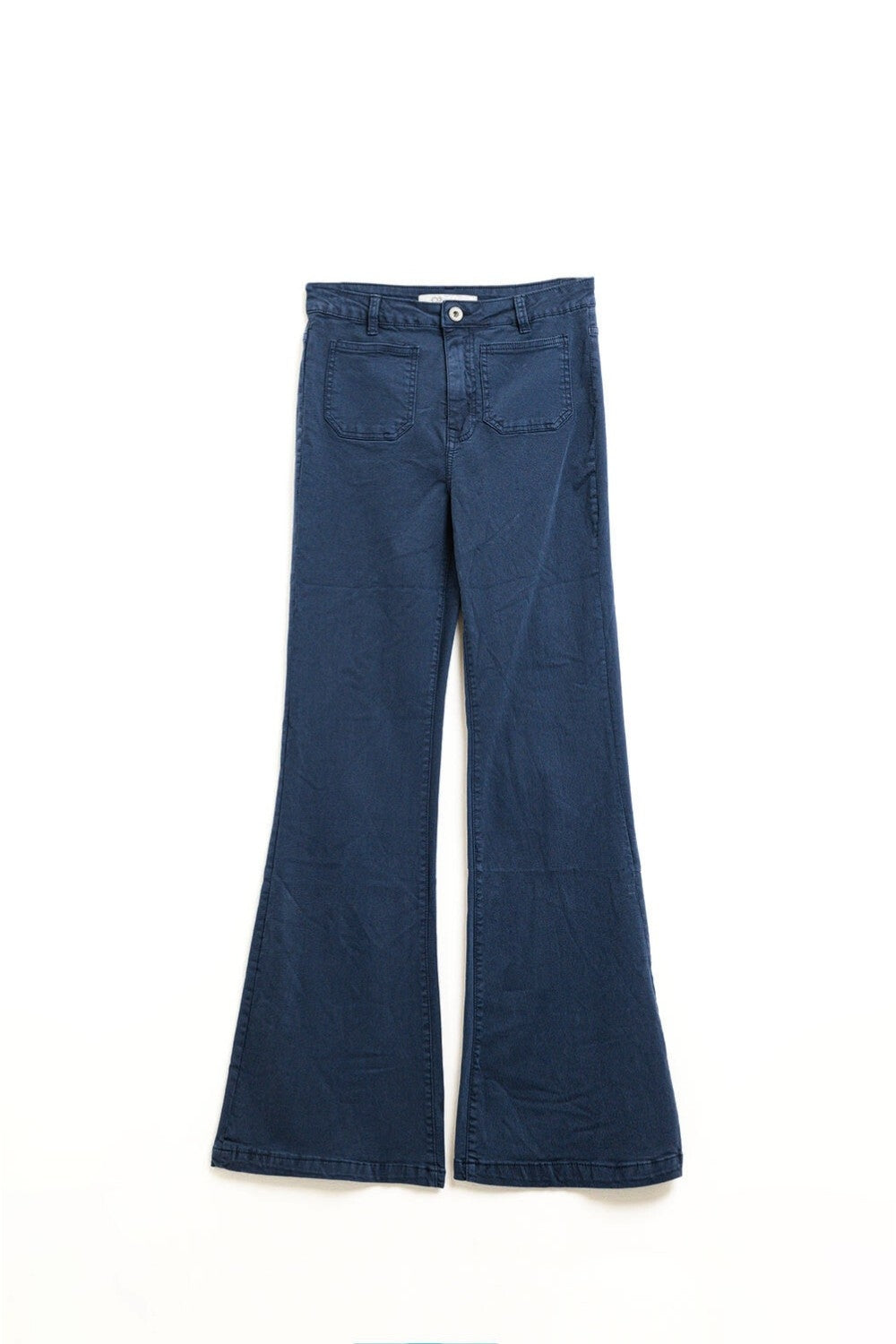 Jeans skinny svasati con dettaglio tasca frontale