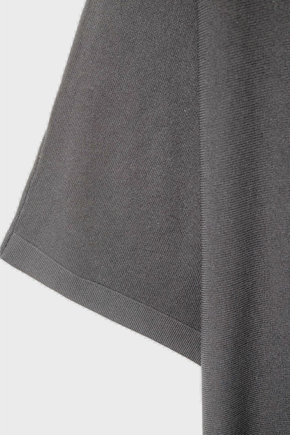 Maglia Oversize Nera con Maniche Fino al Gomito