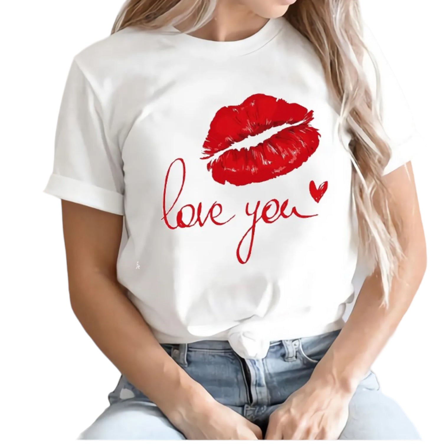 T shirt maglia Love you