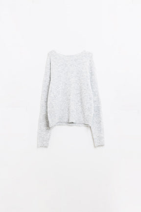 maglione a maglia morbida standard fit in grigio