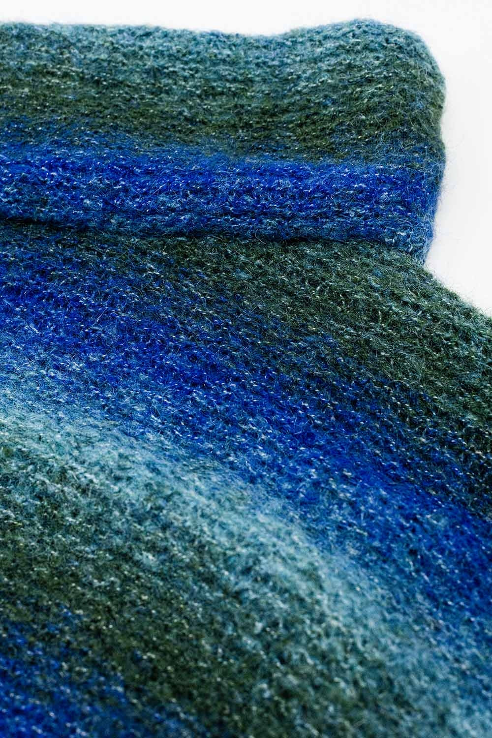 Maglione oversize a collo alto Comfy nei toni del blu