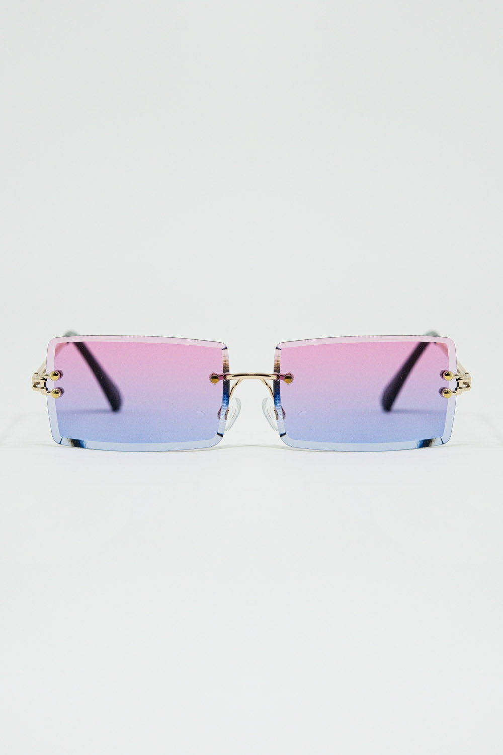 Occhiali Da Sole Donna Pilota Con Lenti Polarizzate Rosa E Montatura Dorata – Modello A Specchio, Protezione UV - 3