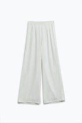 Q2 Pantaloni a gamba larga in bianco