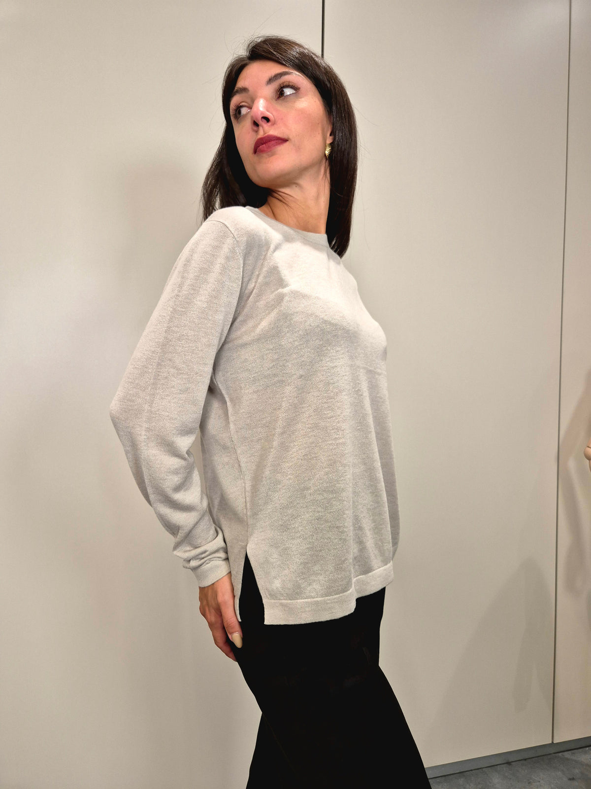 Maglia semplice spacchi laterali