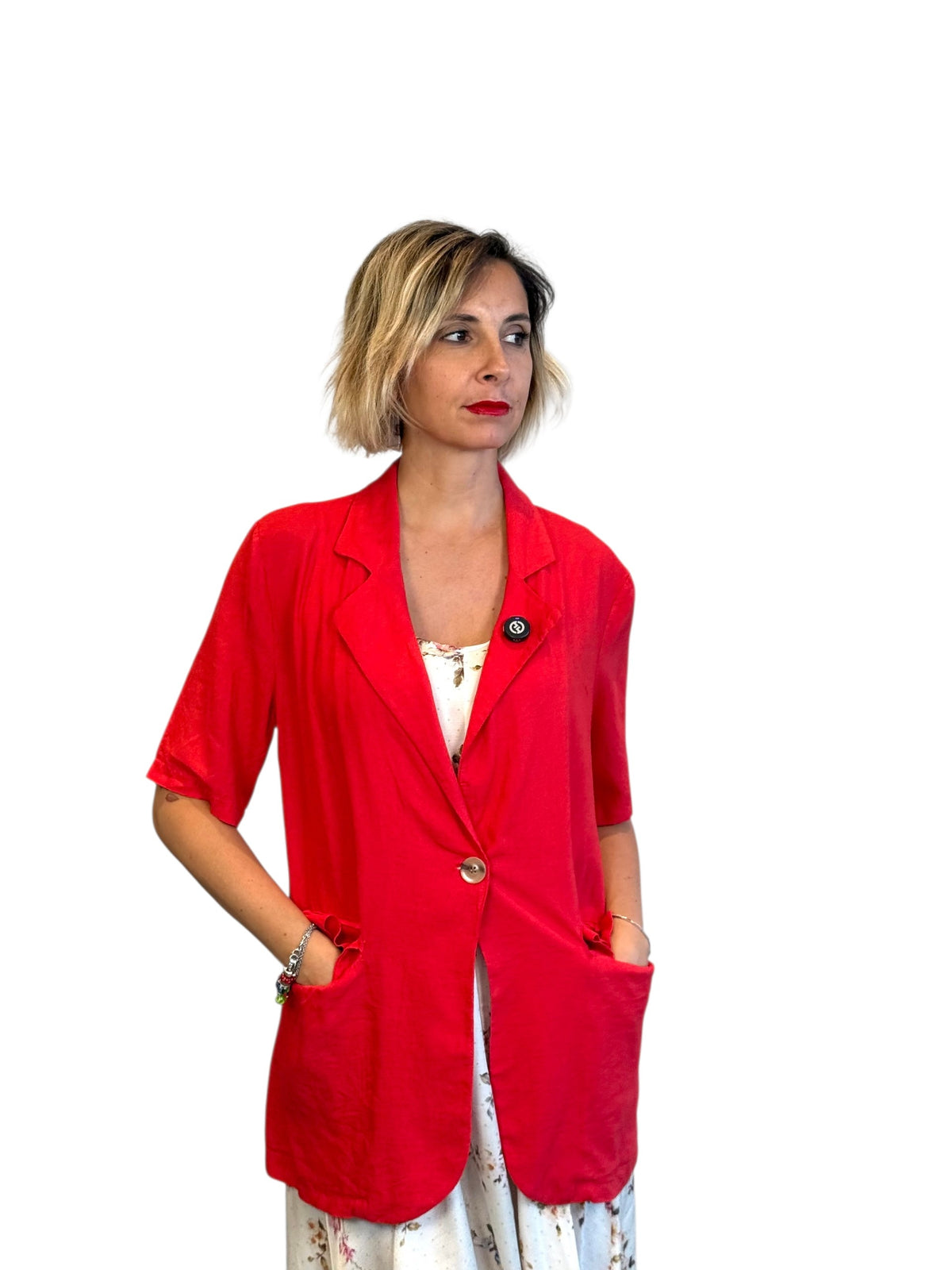 Blazer giacca lino