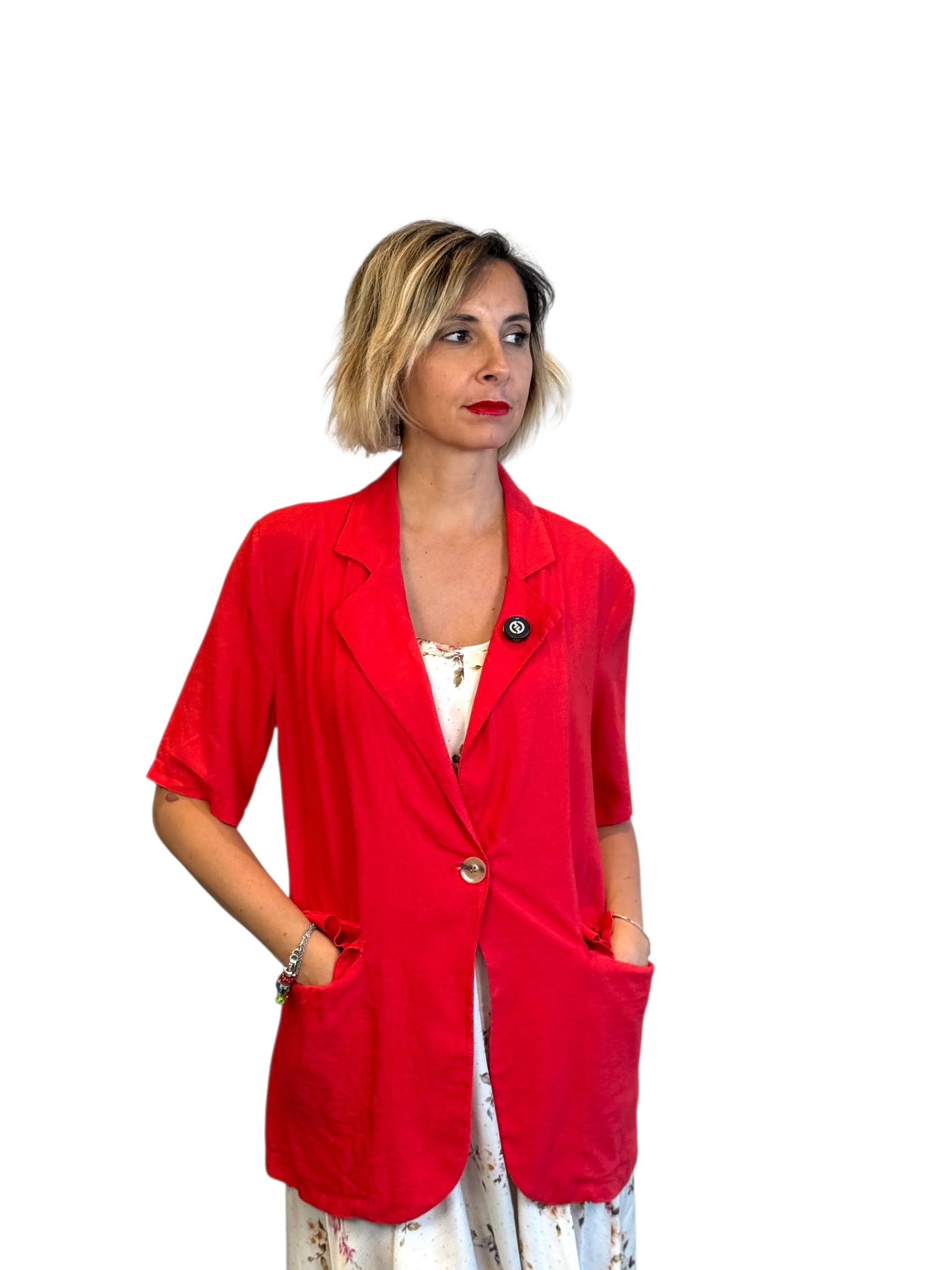 Blazer giacca lino