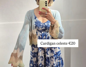 Cardigan manica pipistrello lurex