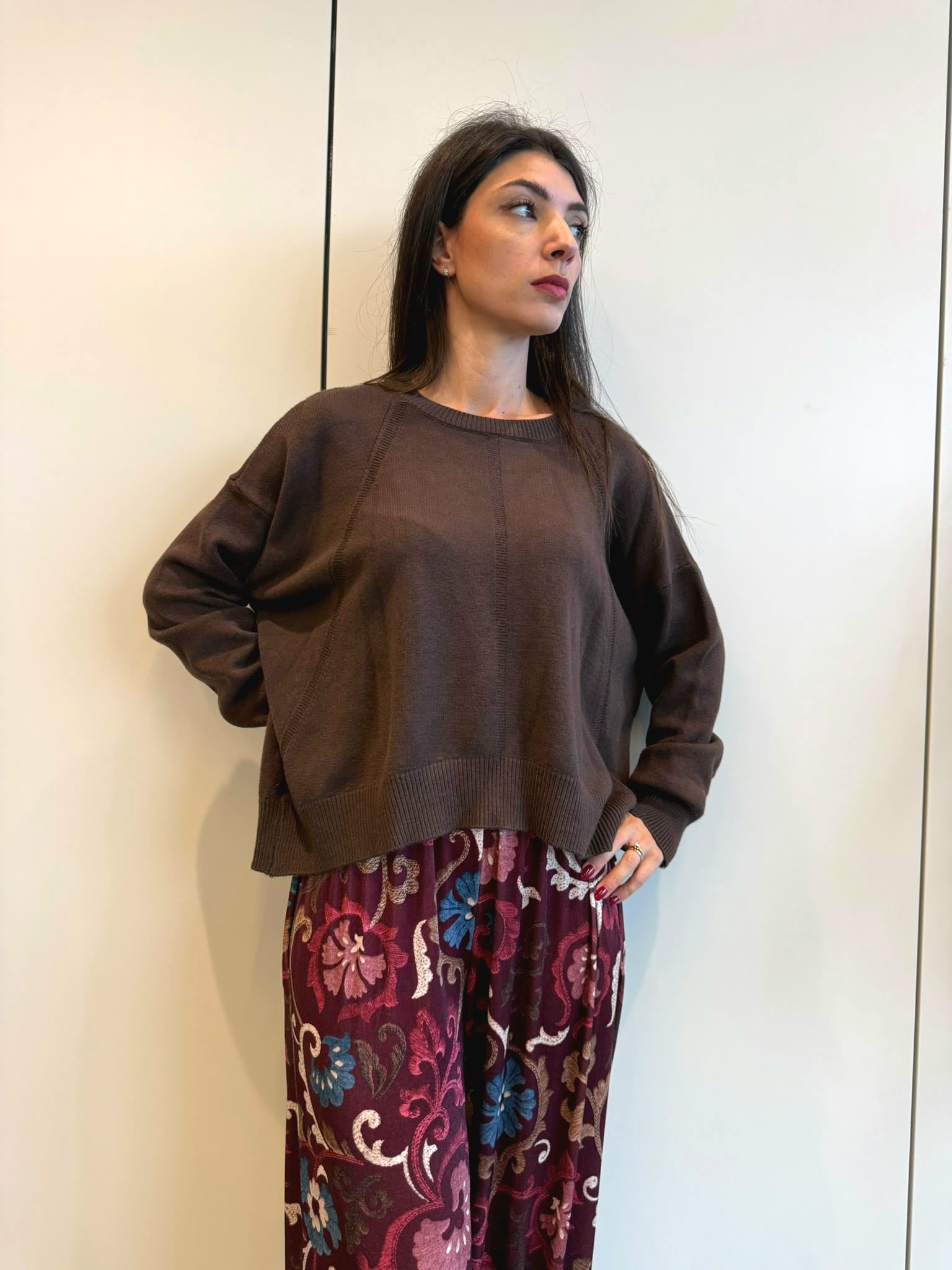 Maglia over manica pipistrello
