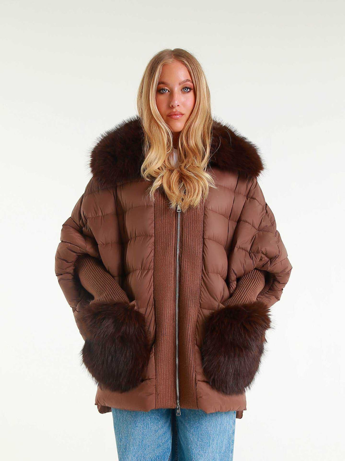 Piumino over manica maglia