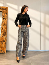Pantaloni baloon zebrati