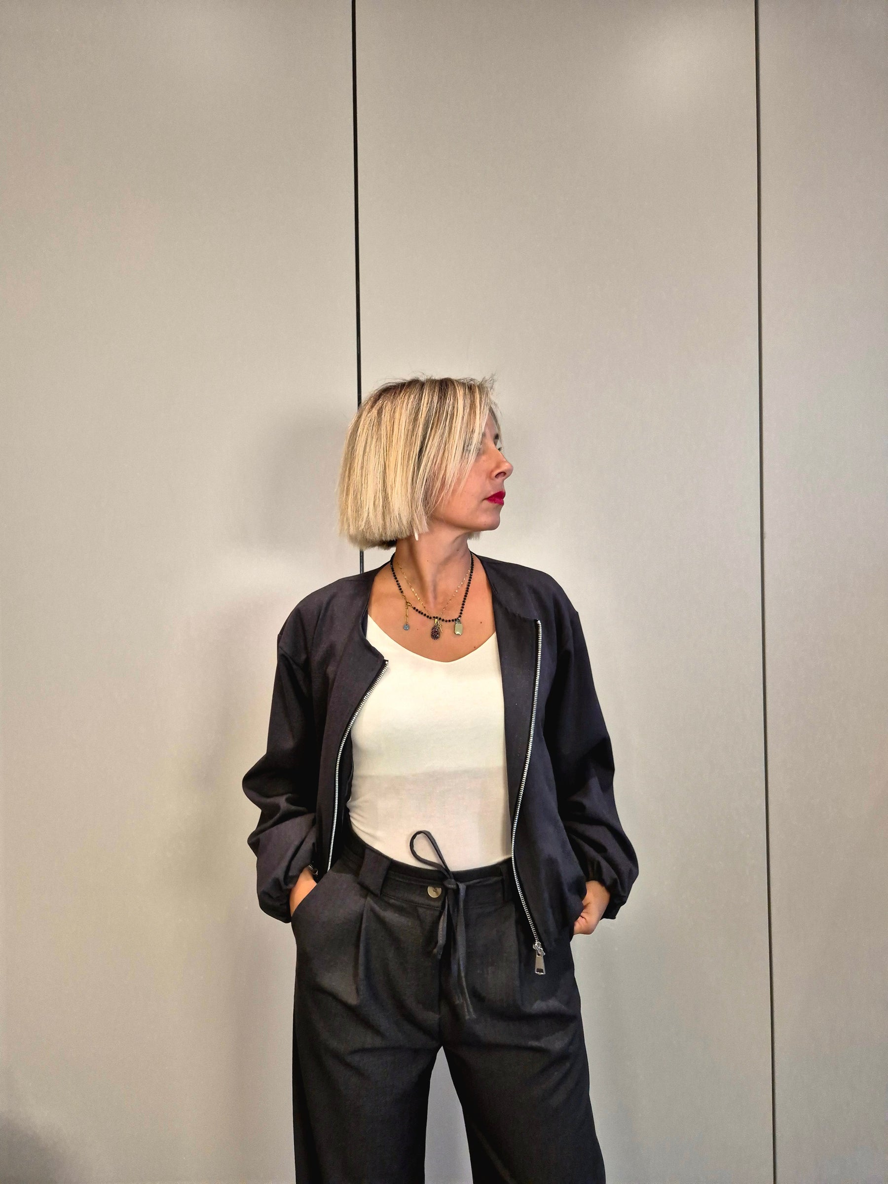 Completo bomber+pantaloni