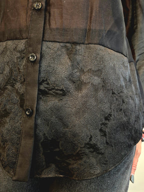 Camicia sofisticata ricami