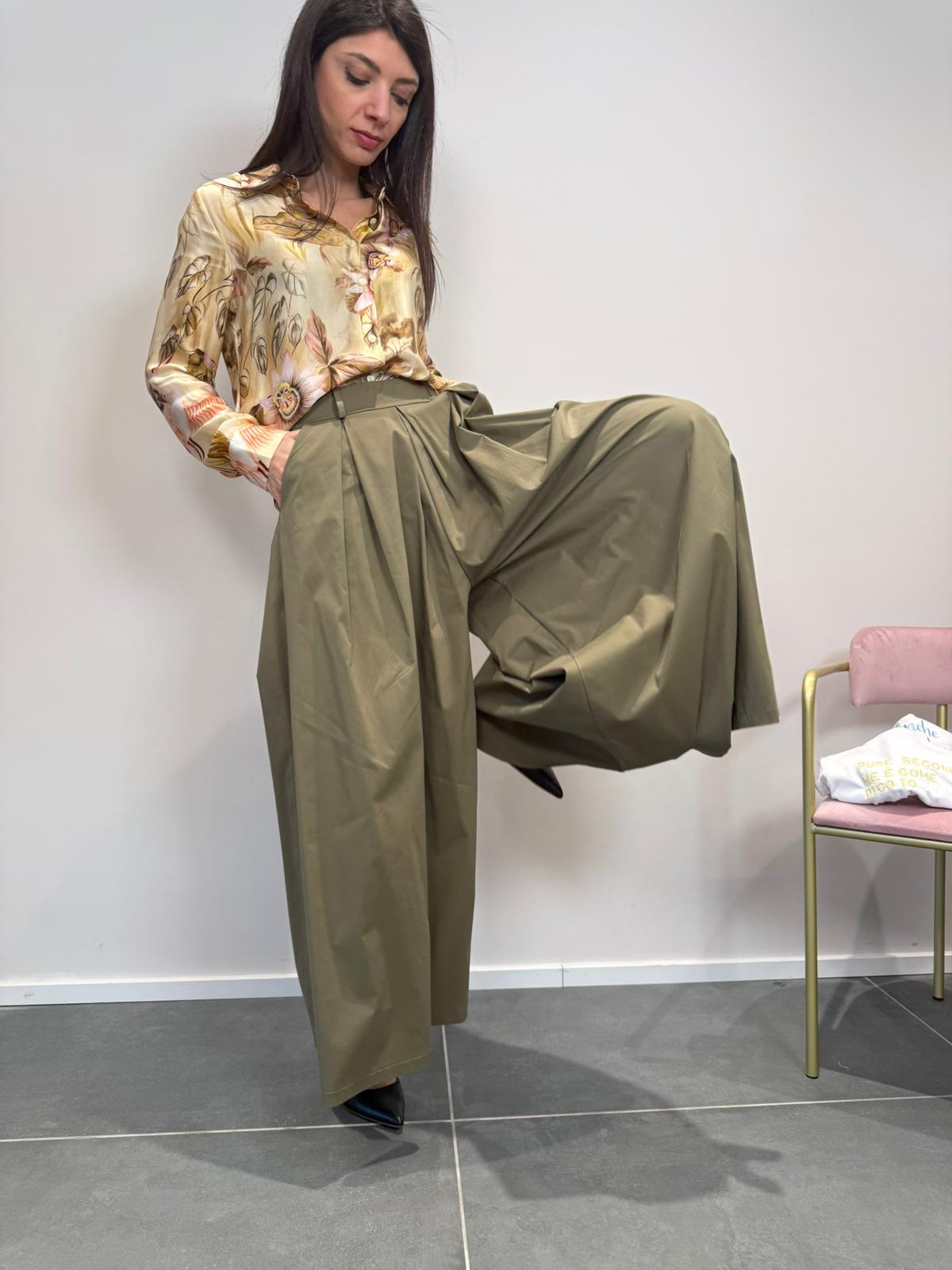 Pantaloni pantagonna passanti