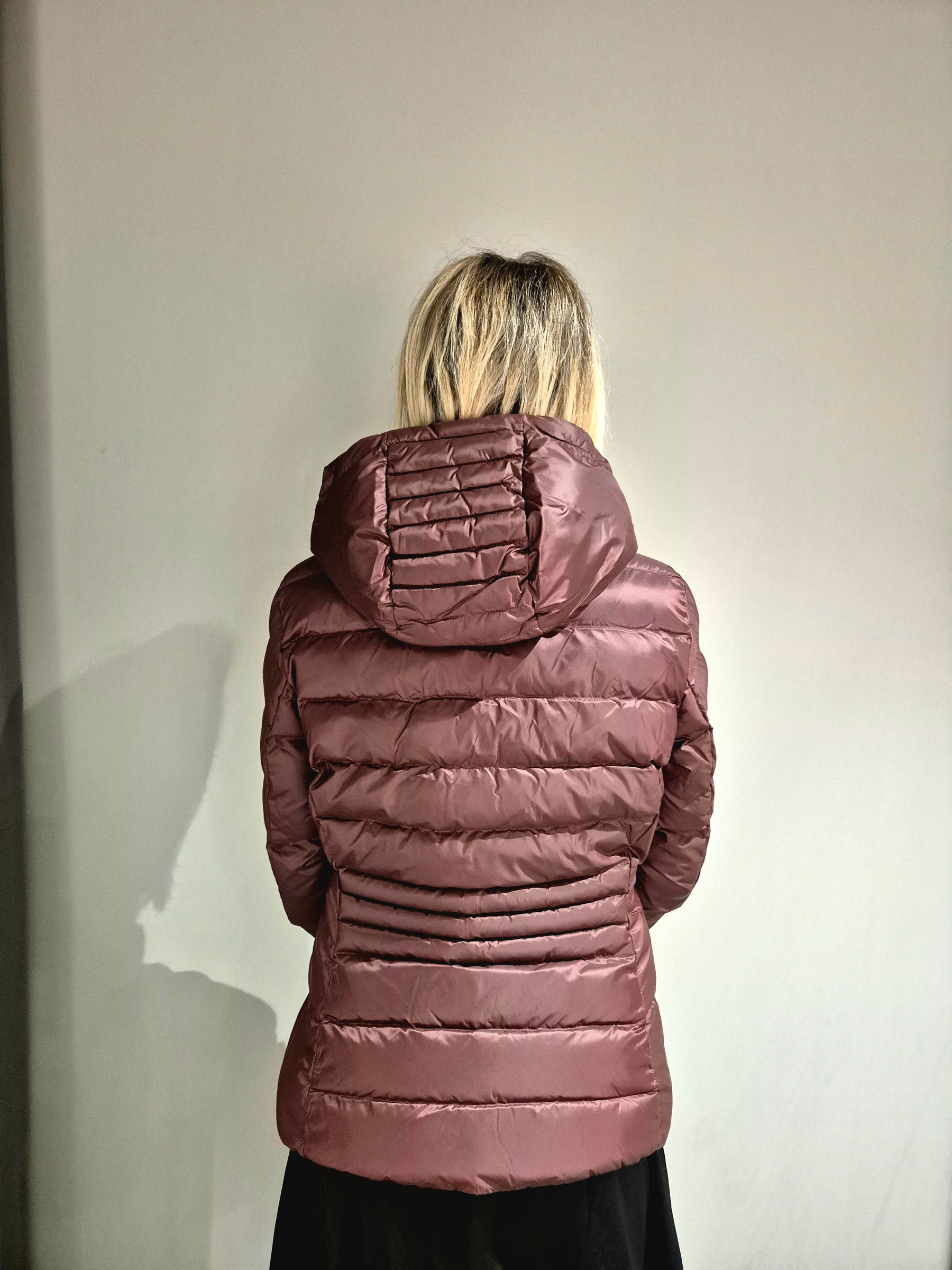 ARMANI Piumino bordeaux ramato