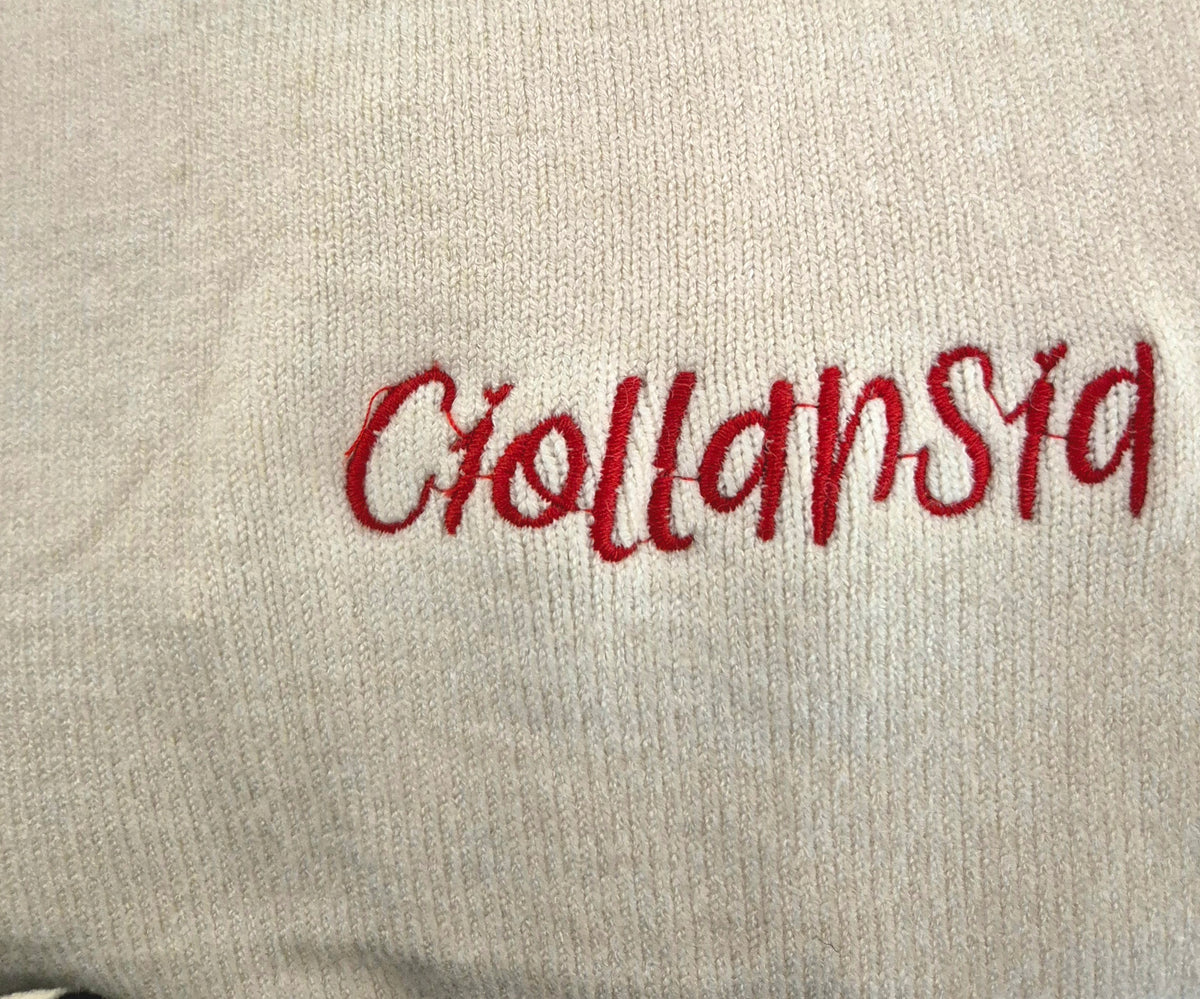 Maglioncino crop scritte varie