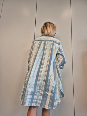Maxi camicia cangiante