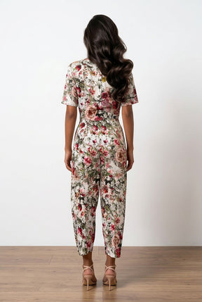 Pantaloni flora momfit