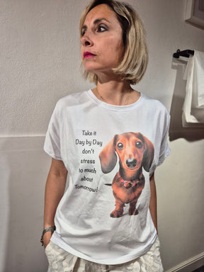 T-SHIRT bianca stampe varie