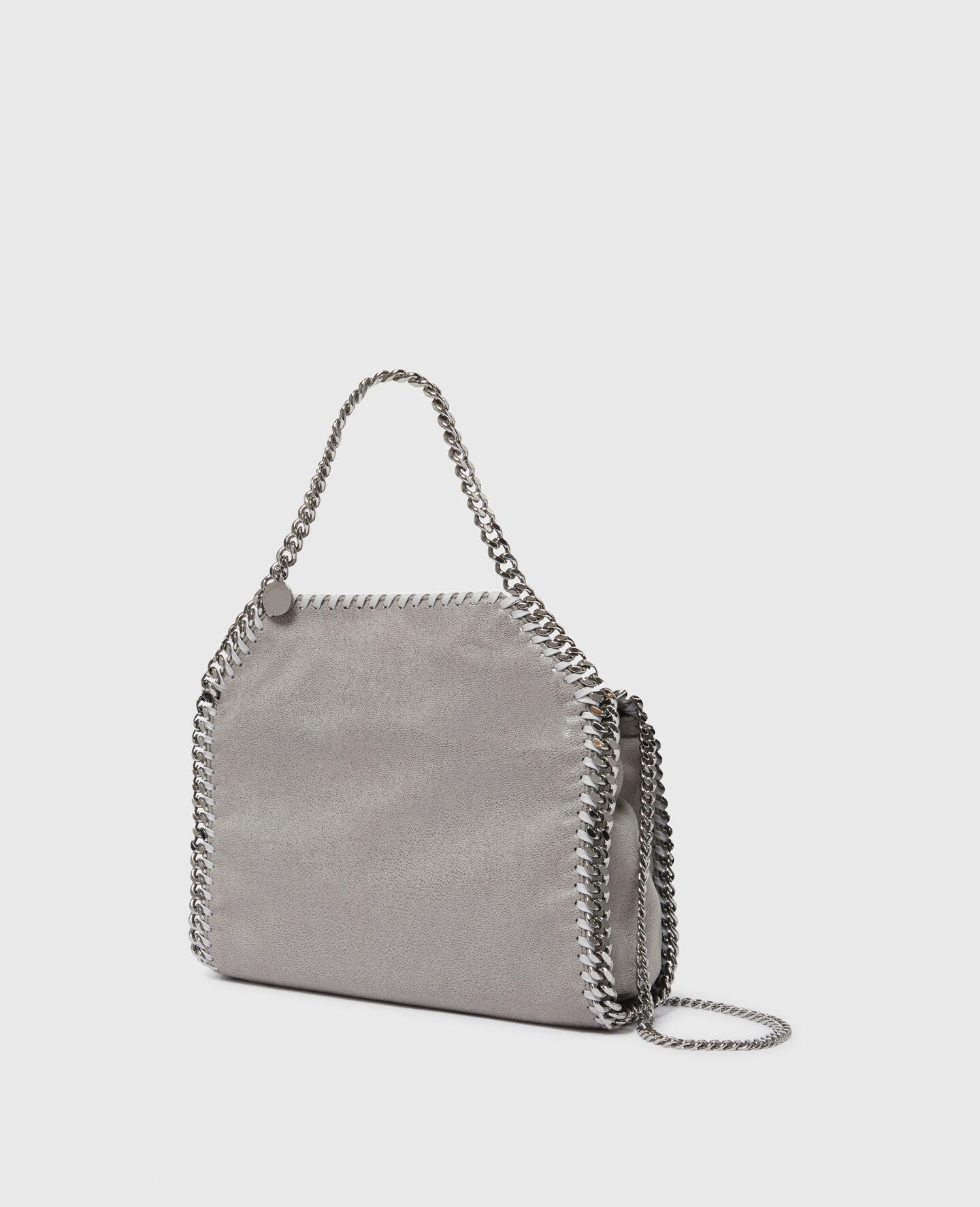 STELLA McCARTNEY Tote Mini grigio argento