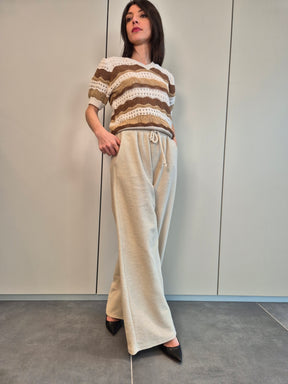 Pantalone/tuta garzato