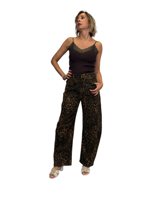 Jeans balloon stampato