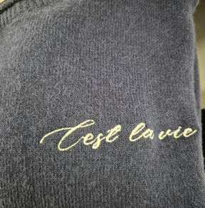 Maglioncino crop scritte varie