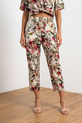 Pantaloni flora momfit