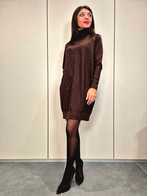 Maxi maglia/dress paillettes