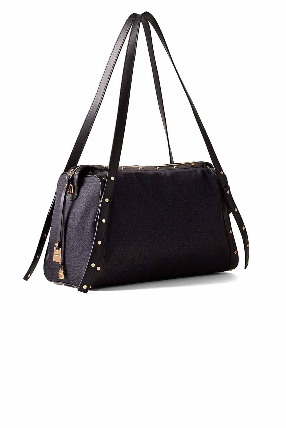 BORBONESE bauletto nero Metropole
