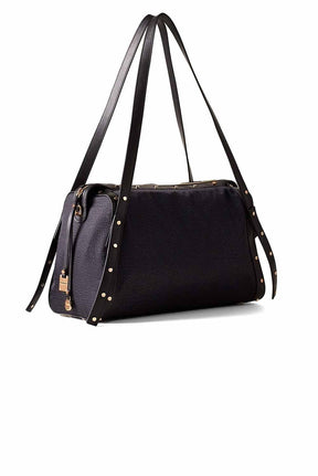 BORBONESE bauletto nero Metropole
