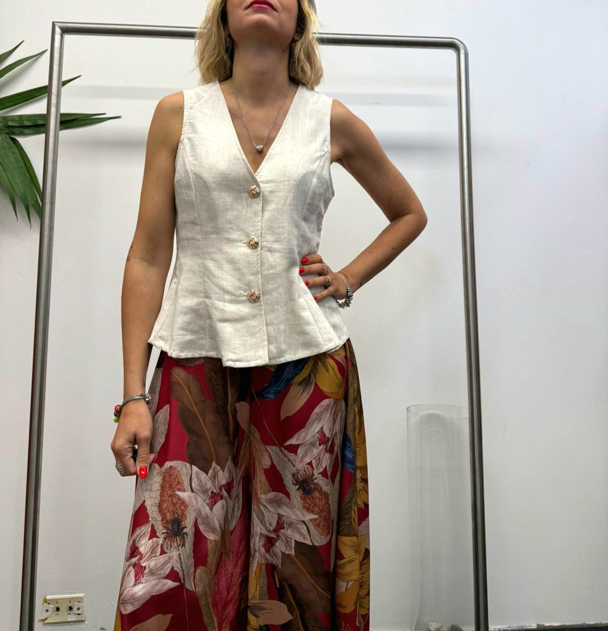 Gilet bottoni ORO