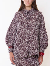 Giacca over JACQUARD manica pipistrello