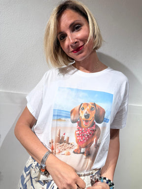 T-SHIRT bianca stampe varie