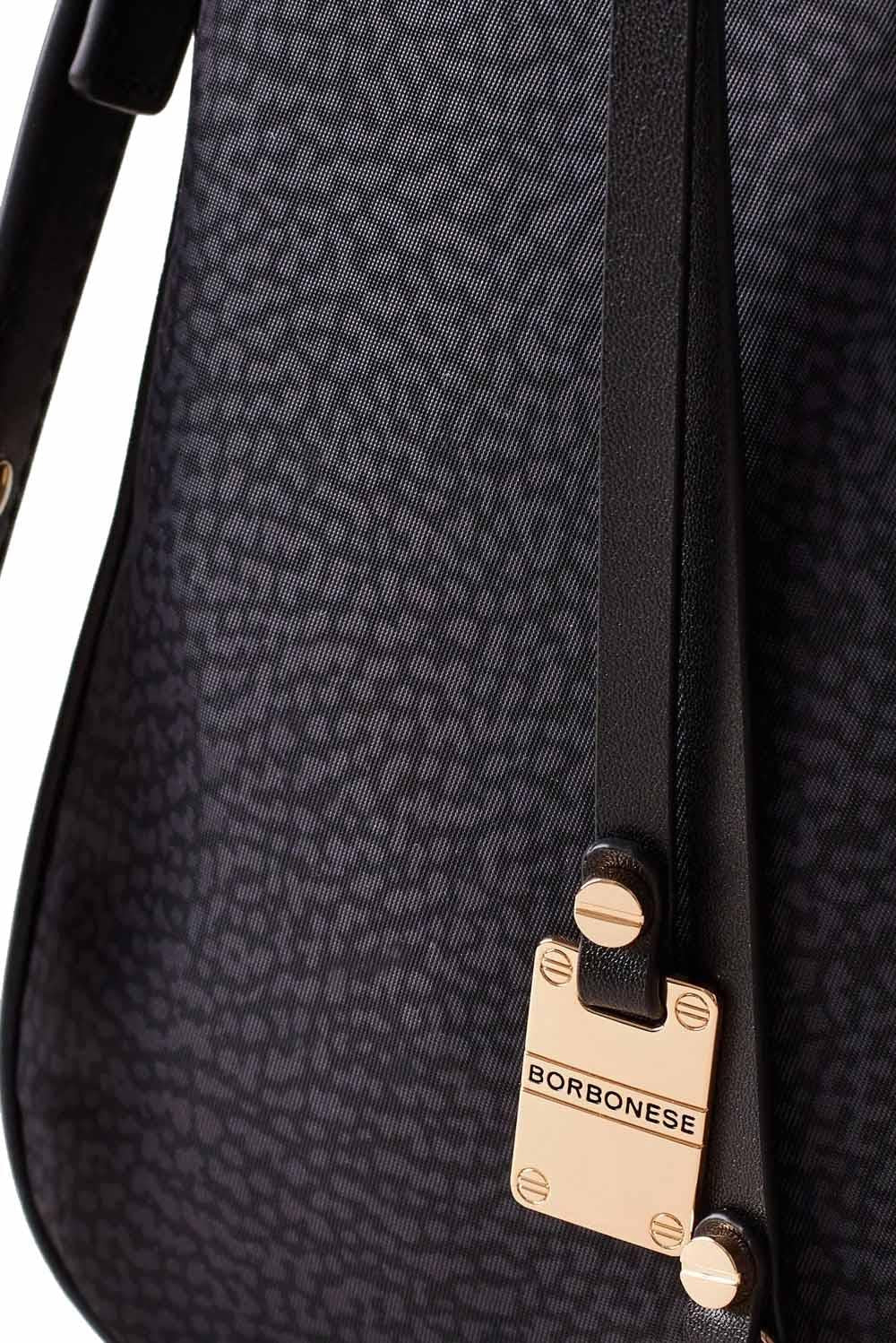 BORBONESE bauletto nero Metropole