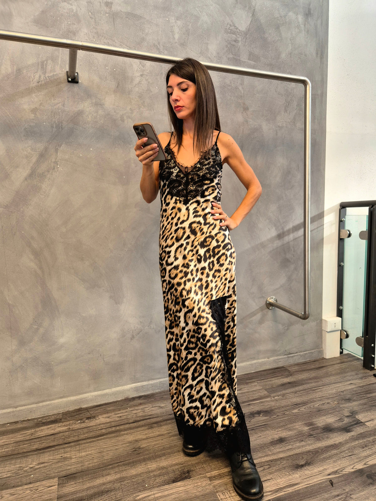 Abito sottoveste animalier