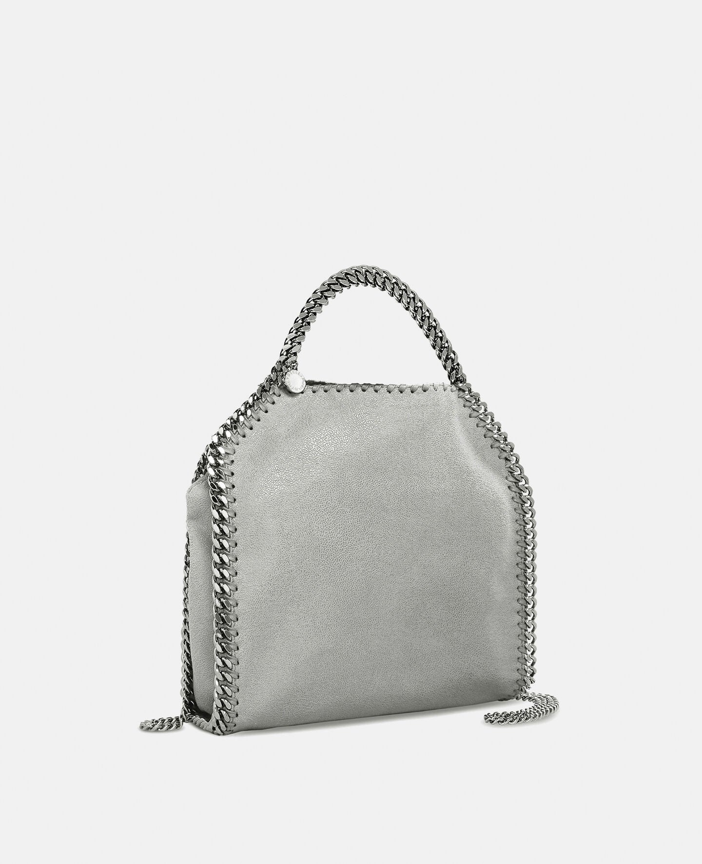 STELLA McCARTNEY Tote Mini grigio argento