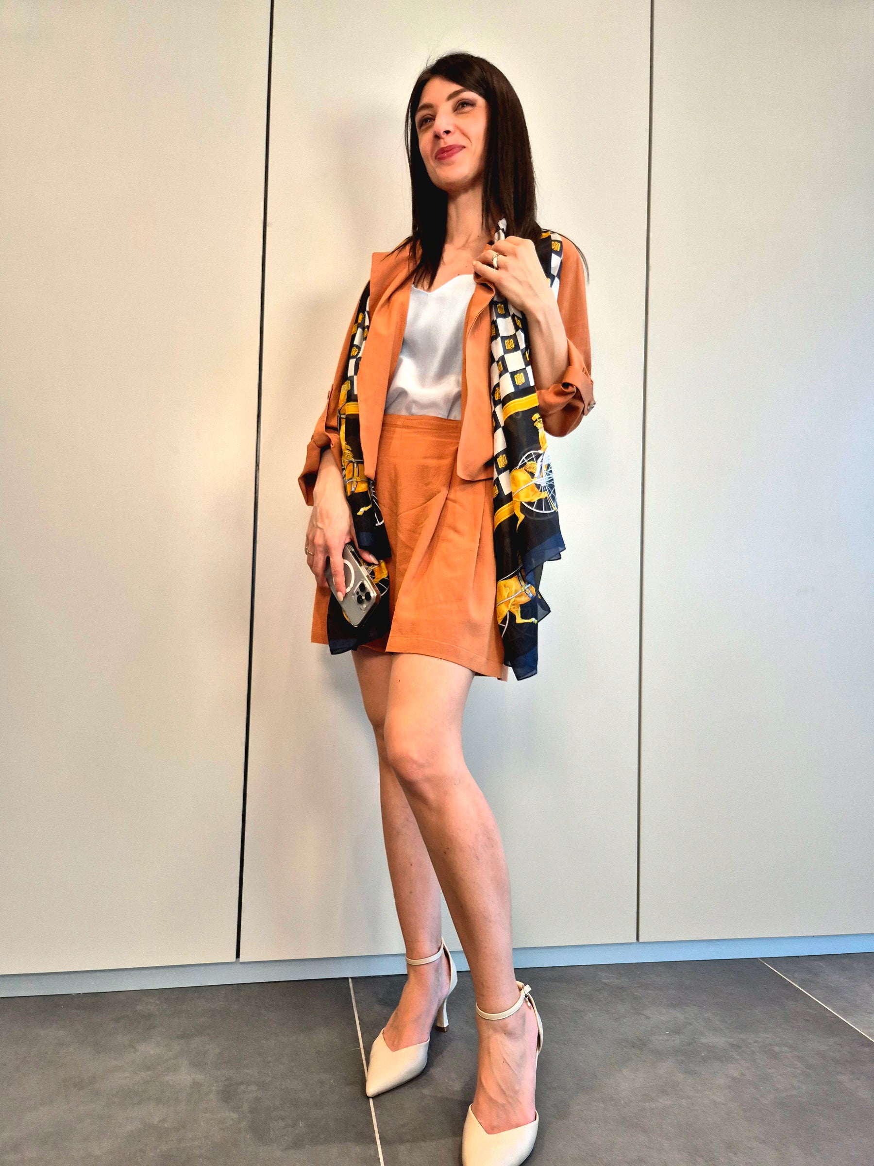 Completo shorts e giacca