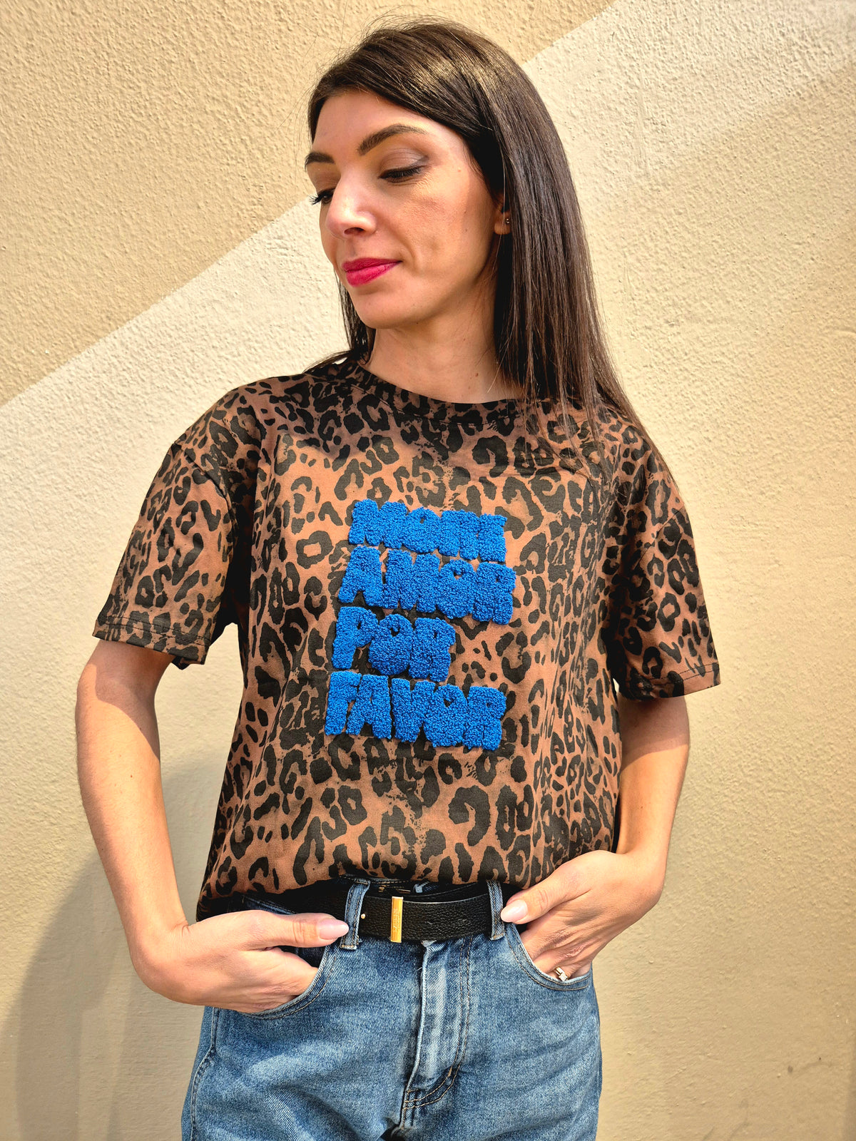 Tshirt maculata MAS AMOR