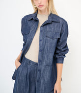 Completo Denim bermuda e giacca
