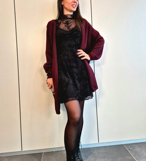 Cardigan lungo basic