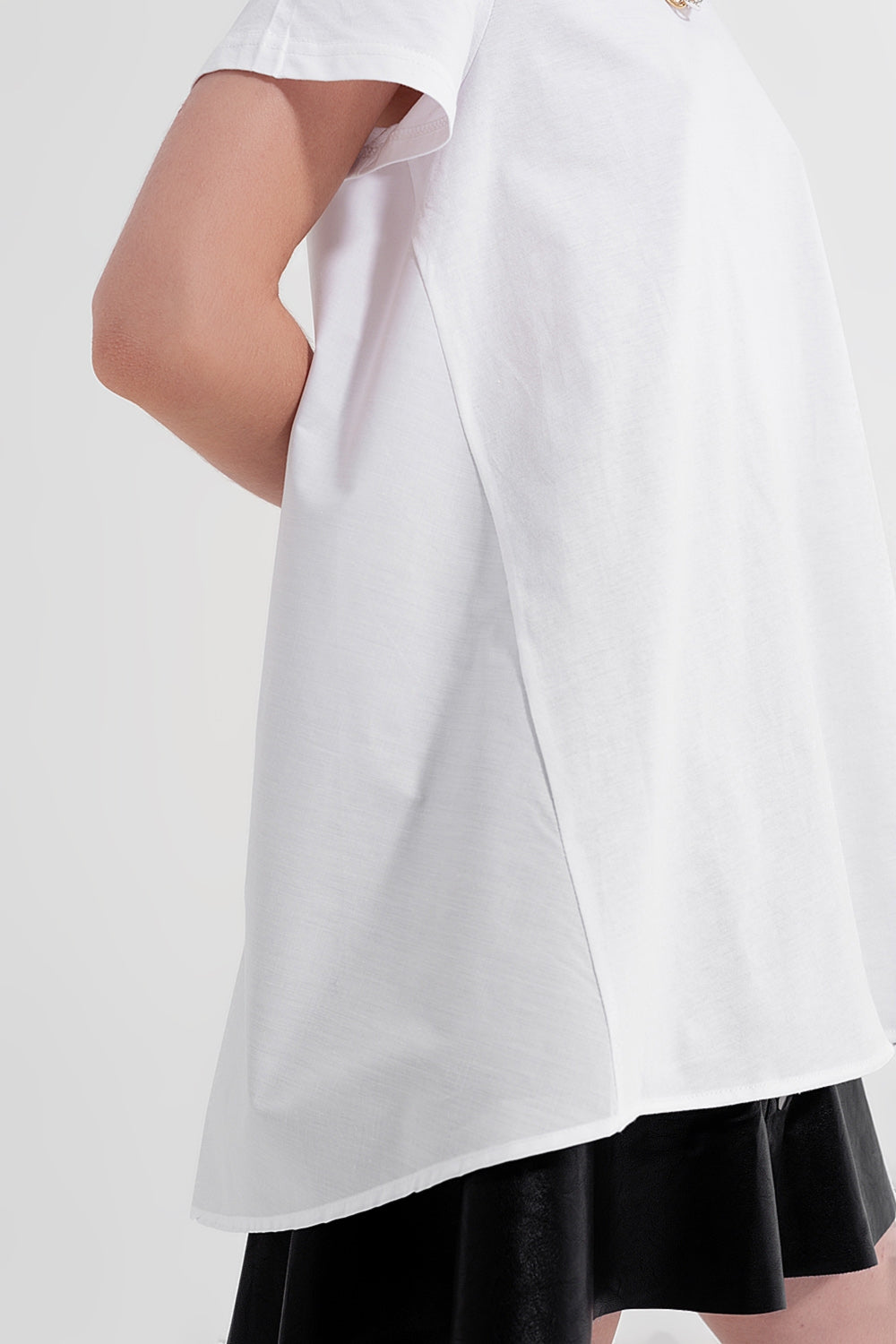 Vestito T-shirt bianco