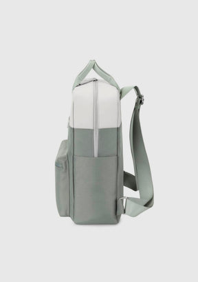 Zaino medio salvia porta pc o da viaggio - VEGAN