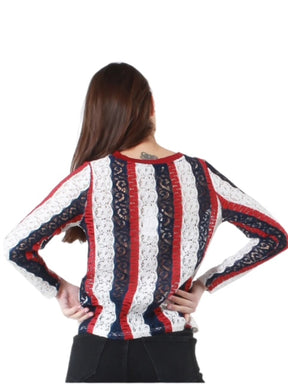 METIS GLAM Maglia in pizzo FRANCE