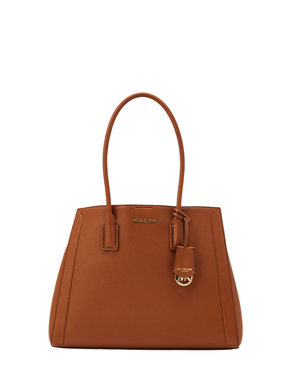 MICHAEL KORS Borsa shopper 3 in 1 brown monogram con porta PC
